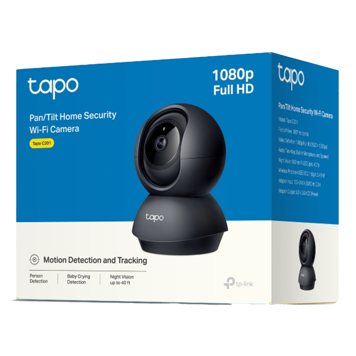 Tp-Link Tapo C201 Wi-Fi Εσωτερική Κάμερα Μαύρο - 2