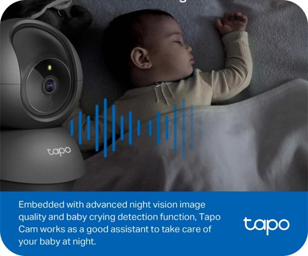 Tp-Link Tapo C201 Wi-Fi Εσωτερική Κάμερα night vision