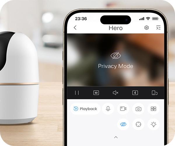 DAHUA H2A Pan & Tilt 2MP Wi-Fi privasy