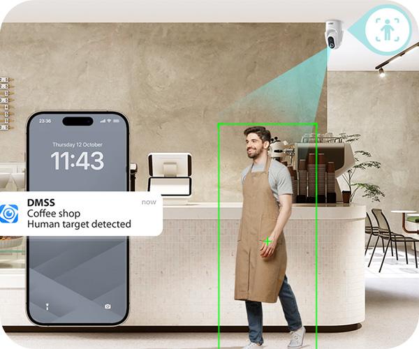 DAHUA H2C Pan & Tilt 2MP Wi-Fi Εσωτερική Κάμερα