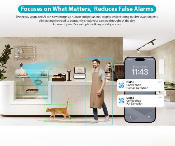 DAHUA Indoor Camera Fixed-focal Wi-Fi 