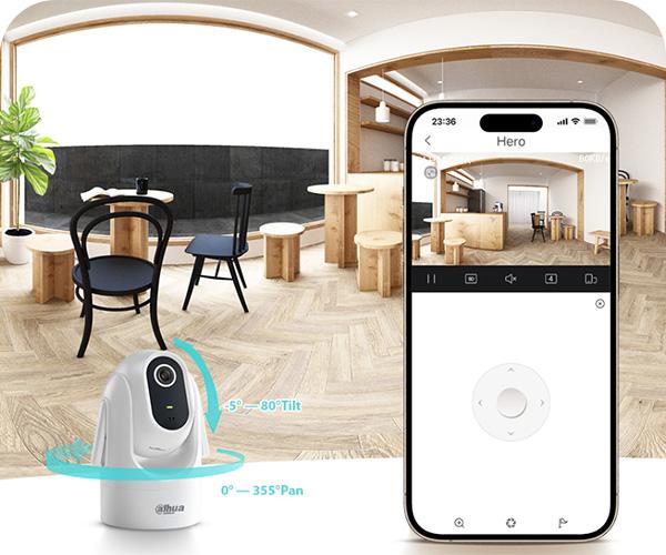 DAHUA H4C Pan & Tilt 4MP Wi-Fi 360