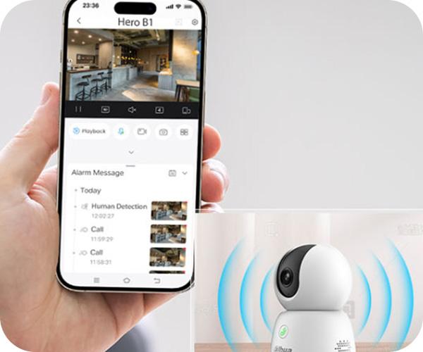 DAHUA H5B Pan & Tilt 5MP Wi-Fi dmss