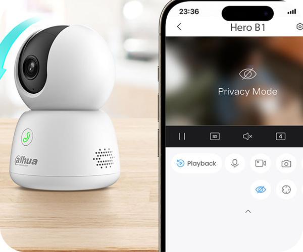 DAHUA H5B Pan & Tilt 5MP Wi-Fi privacy