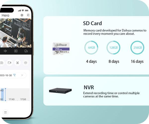 DAHUA H5B Pan & Tilt 5MP Wi-Fi micro sd 