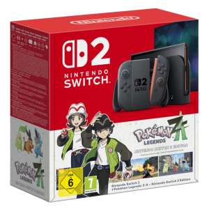Nintendo Switch 2 Light Blue / Light Red Joy-Con + Pokemon Legends Z-A Bundle