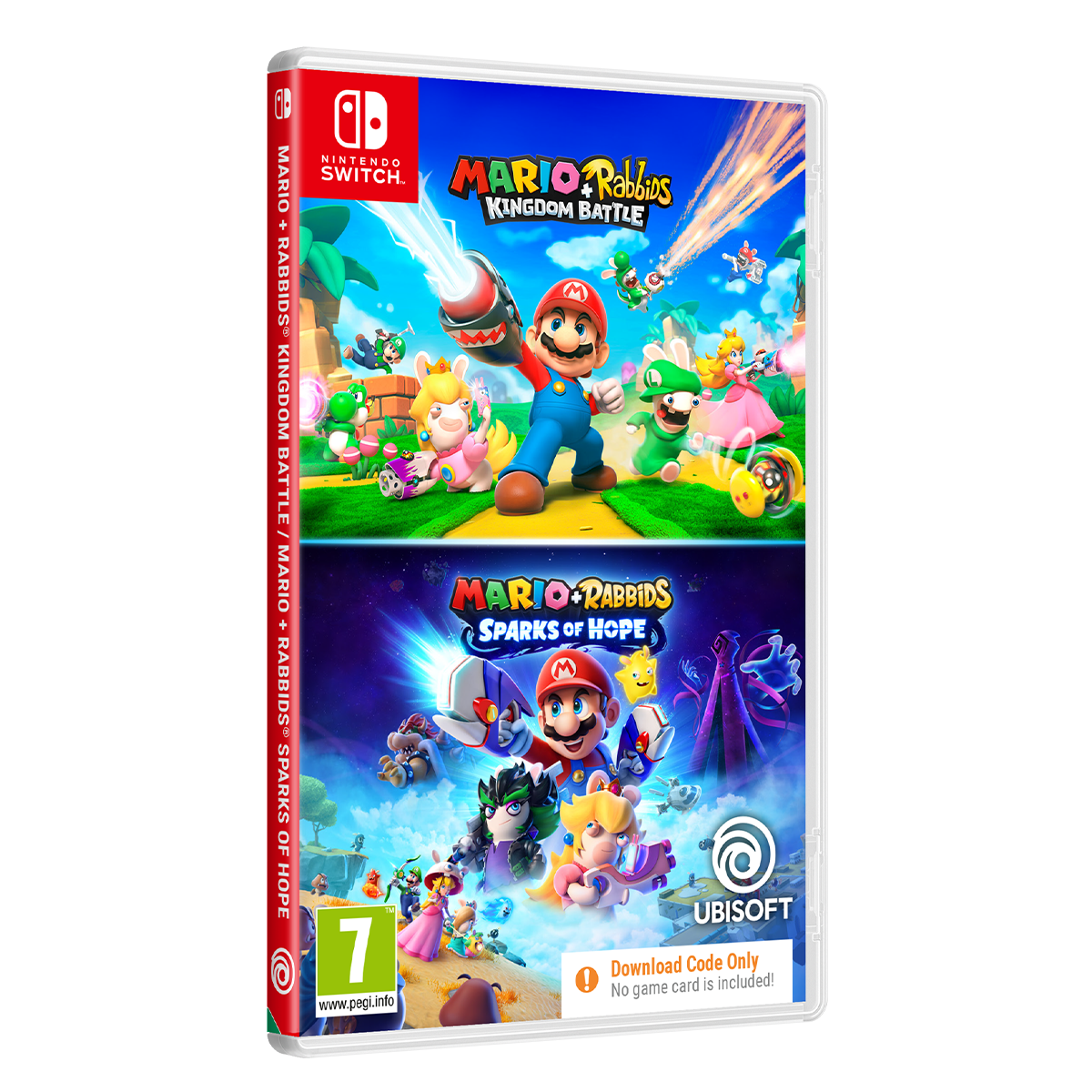 Mario + Rabbits Double Pack (Kingdom Battle And Sparks Of Hope) - Nintendo Switch