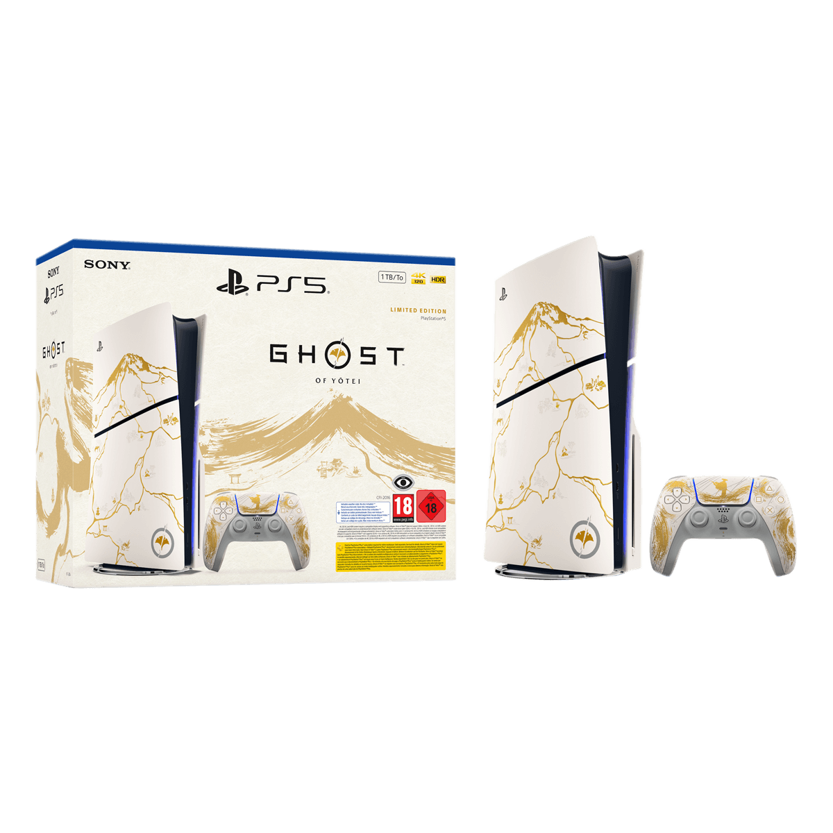 PlayStation 5 Slim Ghost Of Yotei Gold Limited Edition