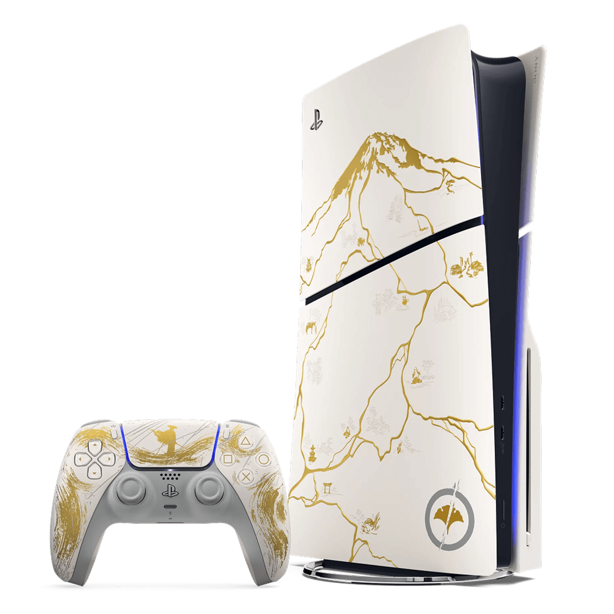 PlayStation 5 Slim Ghost Of Yotei Gold Limited Edition - 3