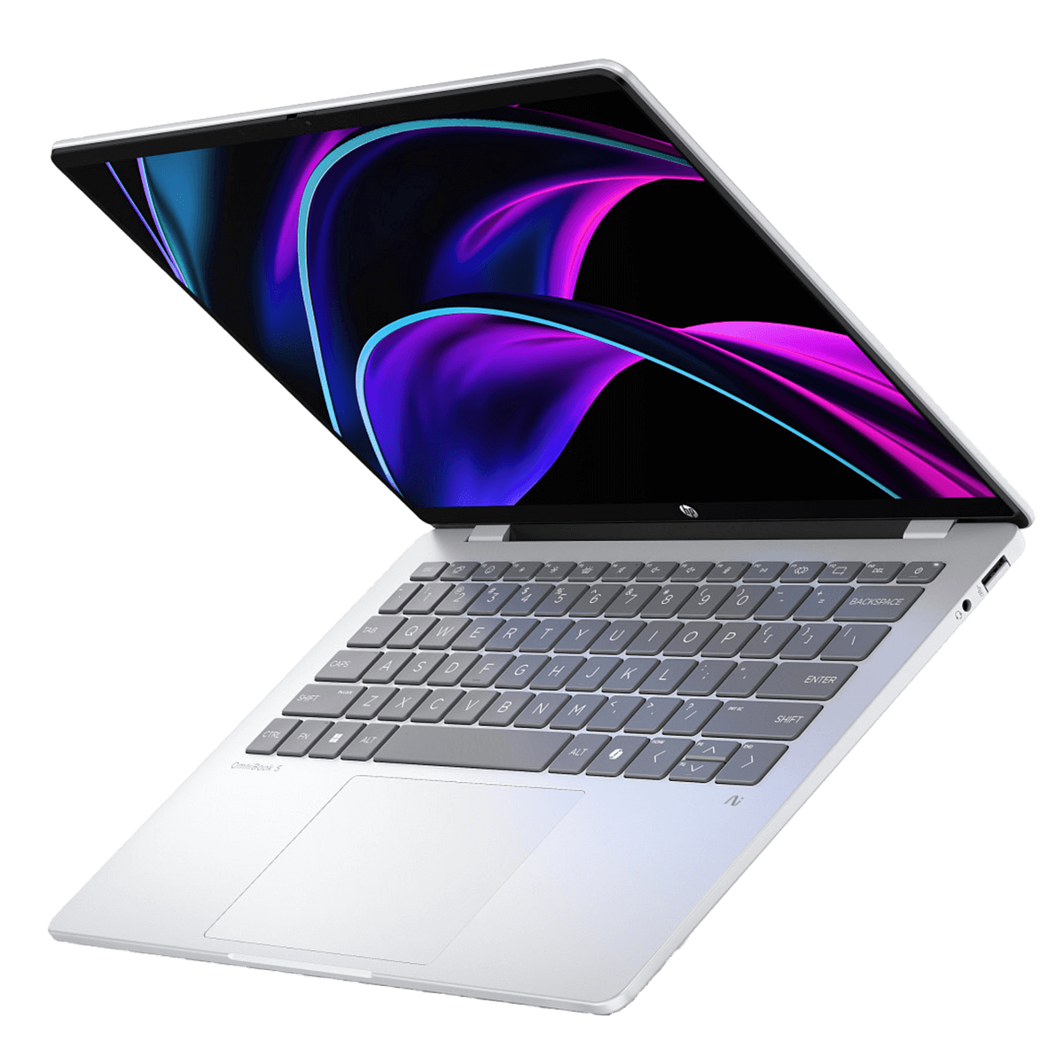 HP OmniBook 5 Next Gen AI 14'' OLED/ Snapdragon X Plus/ 16GB/ 1TB SSD/ Windows 11 Home Laptop Silver - 5