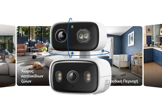  TP-LINK Tapo C246D Dual Lens Pan/ Tilt εσωτερική/ εξωτερική κάμερα