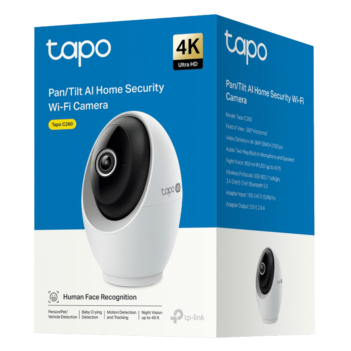 TP-LINK Tapo C260 Pan/ Tilt 4K Εσωτερική Κάμερα - 4