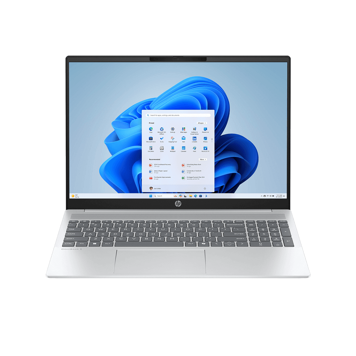 HP 16-bc1001nv OmniBook 5 16'' IPS/ AMD Ryzen 5 8540U/ 16GB/ 512ΜB SSD/ Windows 11 Home Laptop Silver