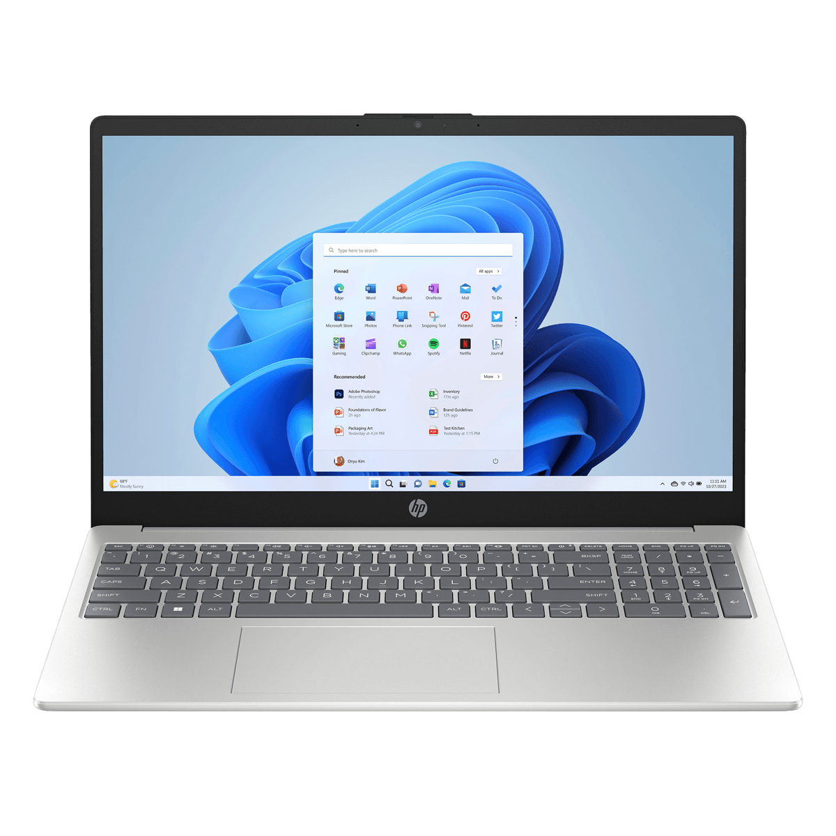 HP 15-fc1000nv 15.6'' FHD/ AMD Ryzen 5 7520U/ 16GB/ 512GB SSD/ AMD Radeon 610M Graphics/ Windows 11 Home Silver Laptop