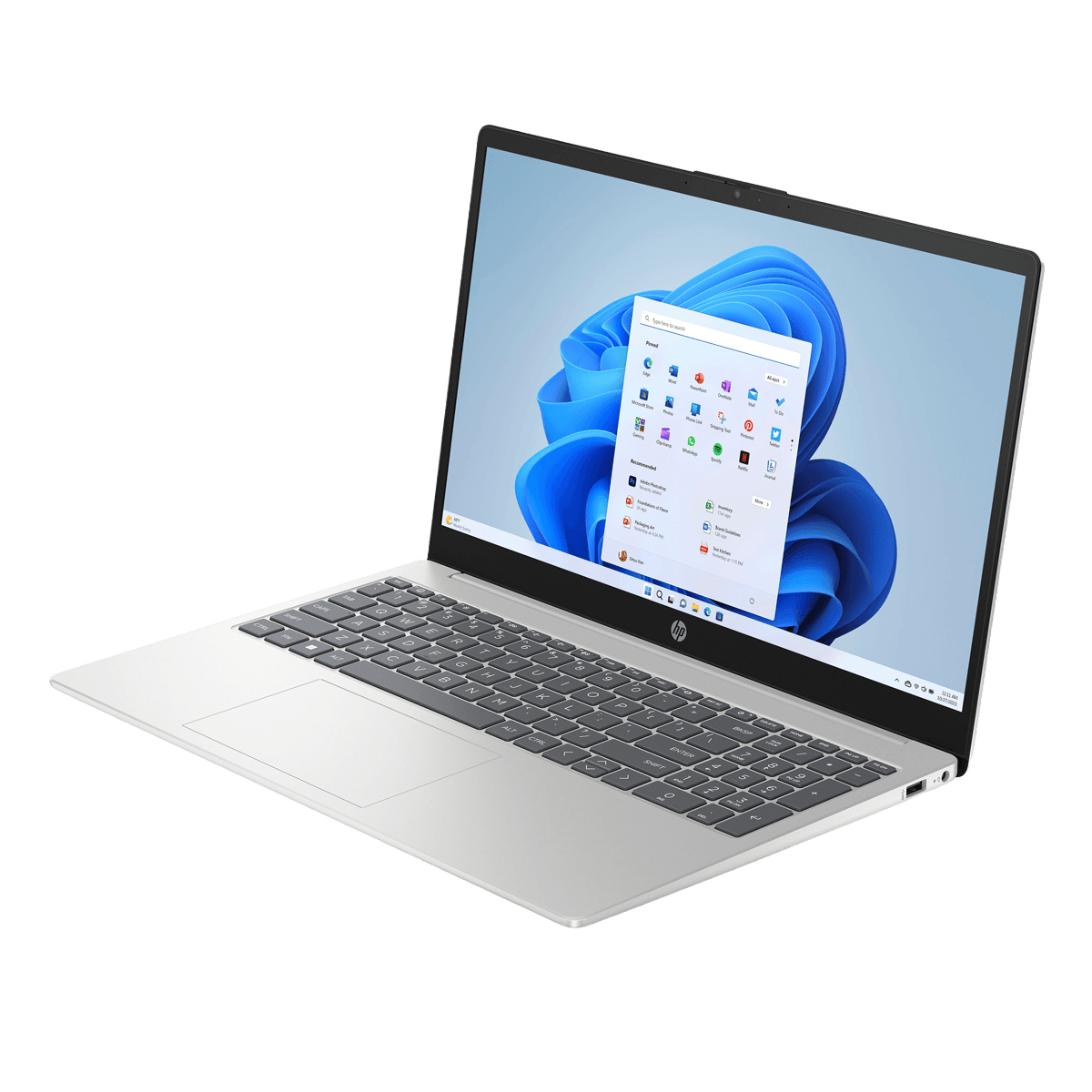 HP 15-fc1000nv 15.6'' FHD/ AMD Ryzen 5 7520U/ 16GB/ 512GB SSD/ AMD Radeon 610M Graphics/ Windows 11 Home Silver Laptop - 3