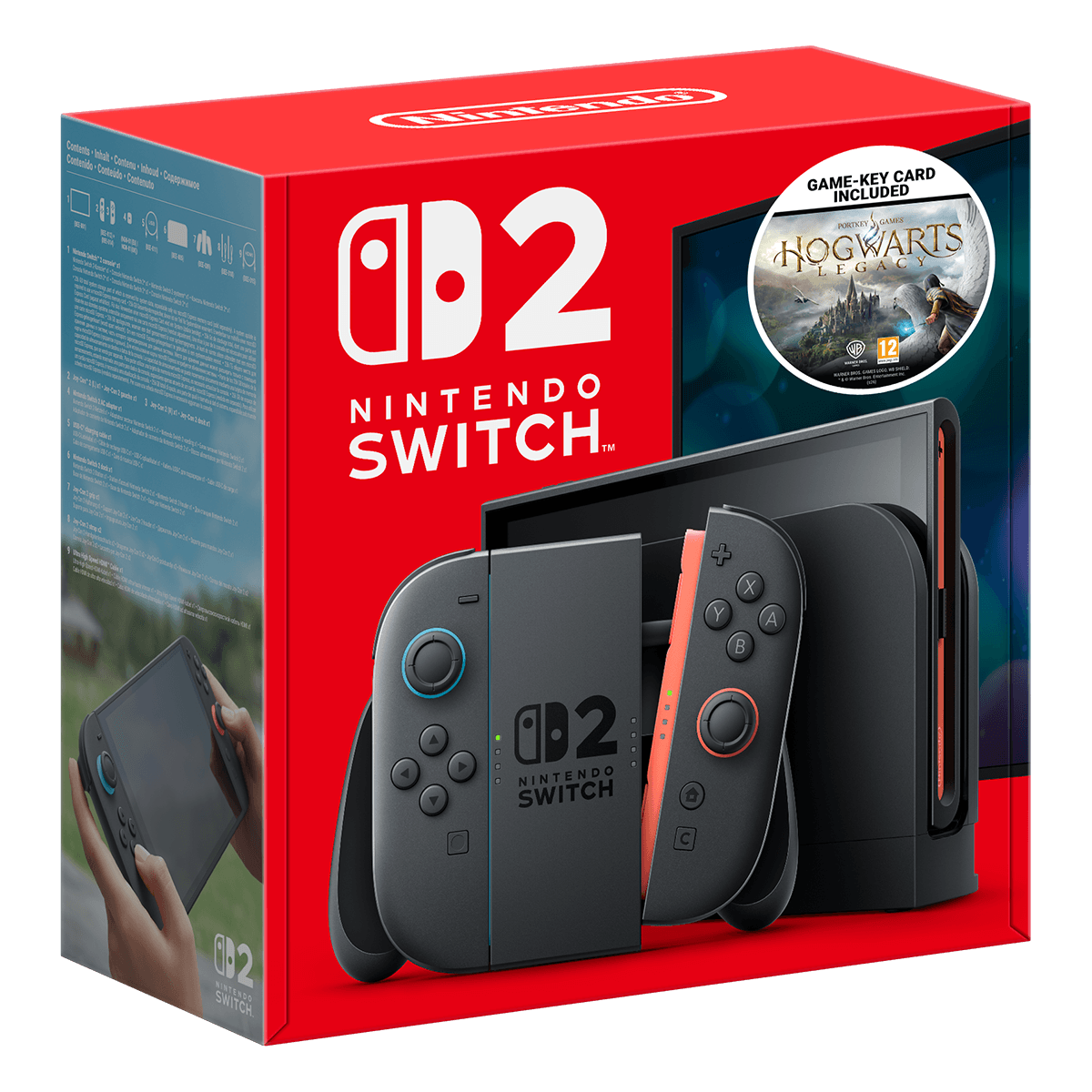 Nintendo Switch 2 Light Blue / Light Red Joy-Con + Hogwarts Legacy - 5