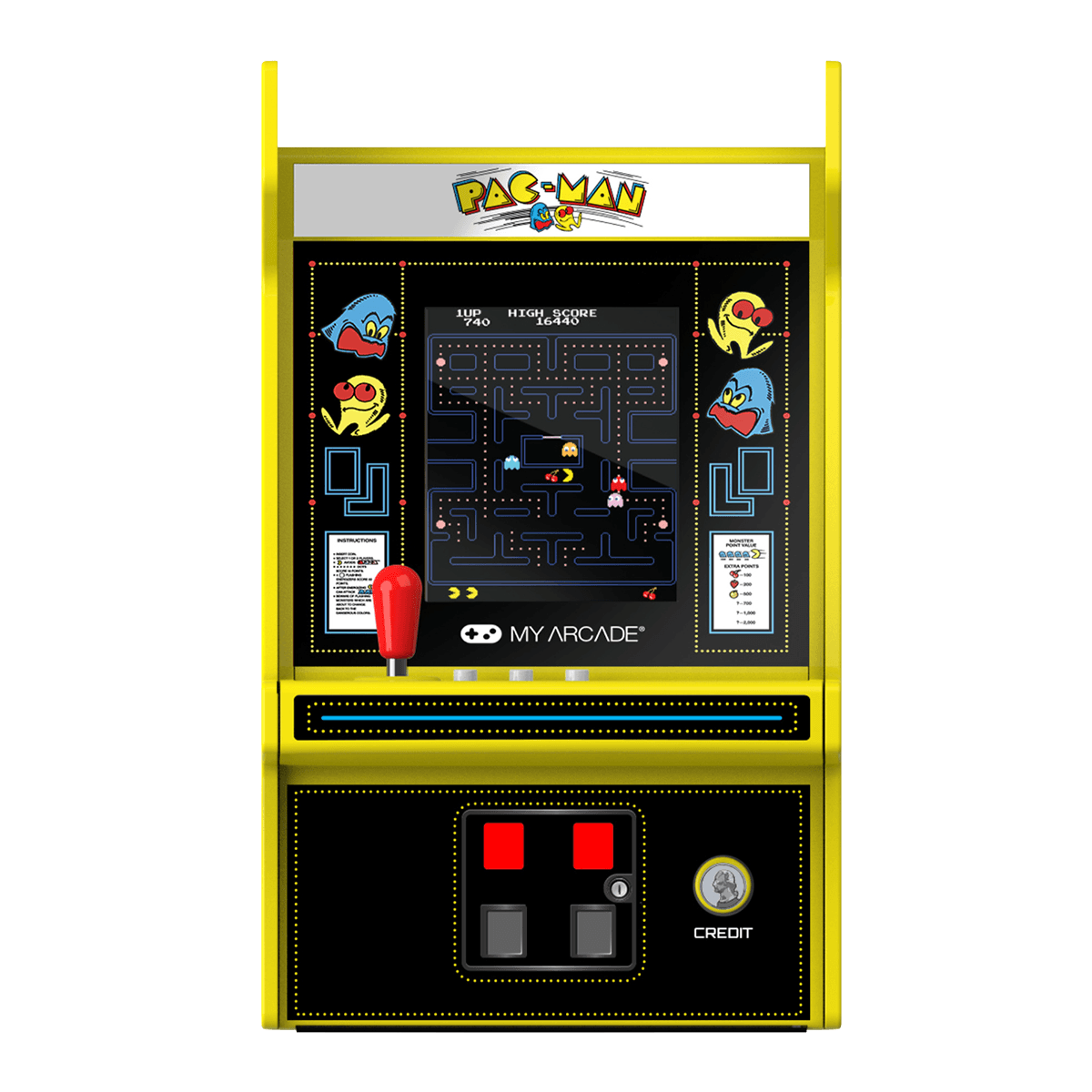 MY ARCADE 6.8'' PAC-MAN Φορητό Micro Player Pro Yellow