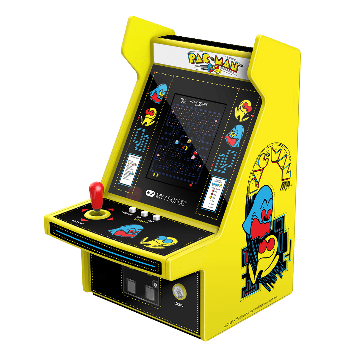 MY ARCADE 6.8'' PAC-MAN Φορητό Micro Player Pro Yellow - 2