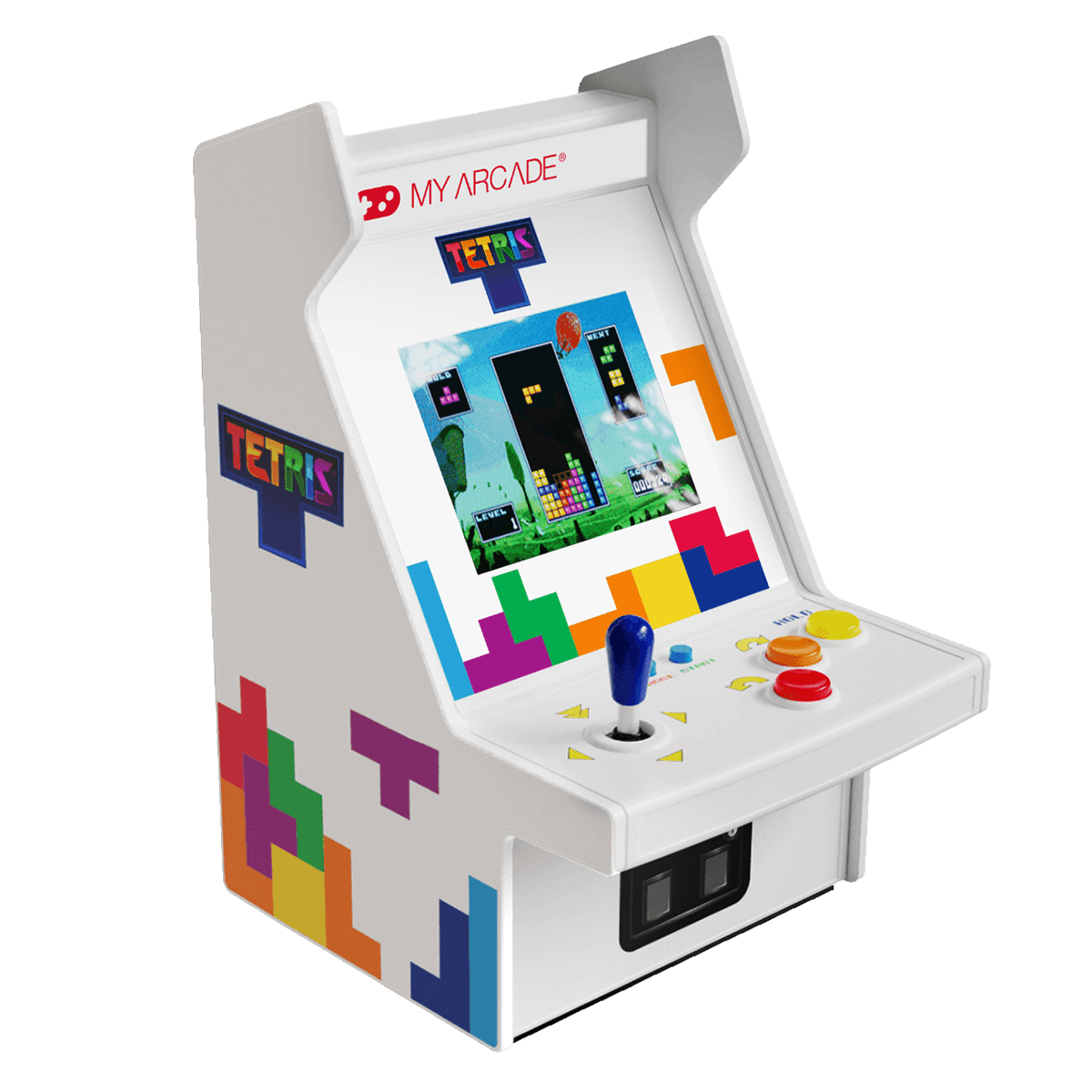 MY ARCADE 6.8'' TETRIS Φορητό Micro Player Pro White & Blue - 2