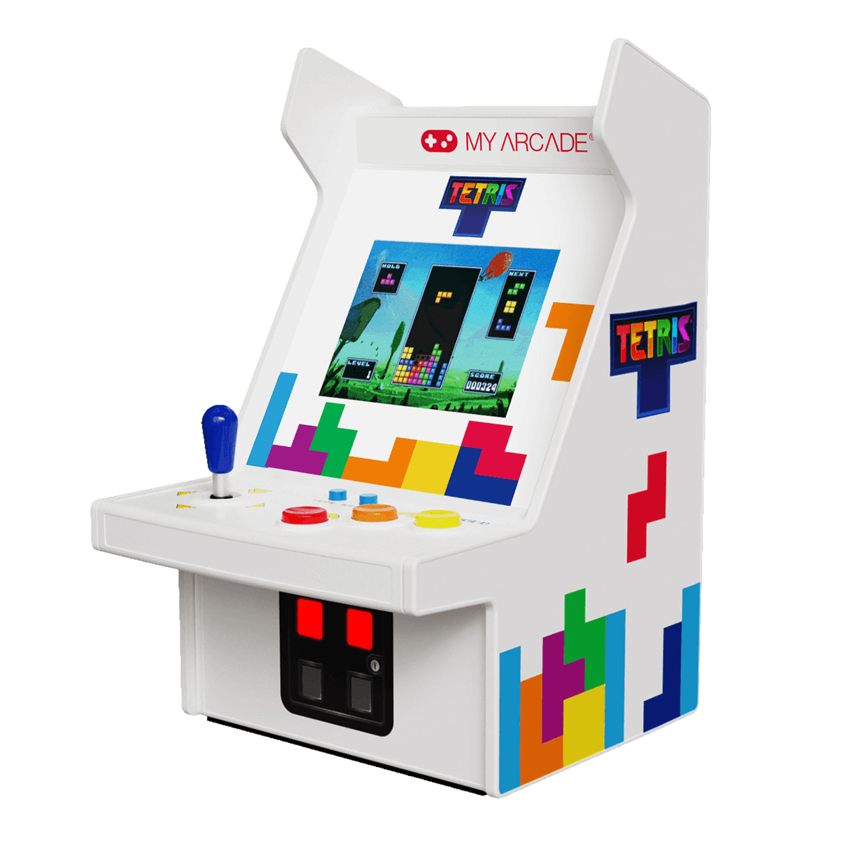 MY ARCADE 6.8'' TETRIS Φορητό Micro Player Pro White & Blue - 4