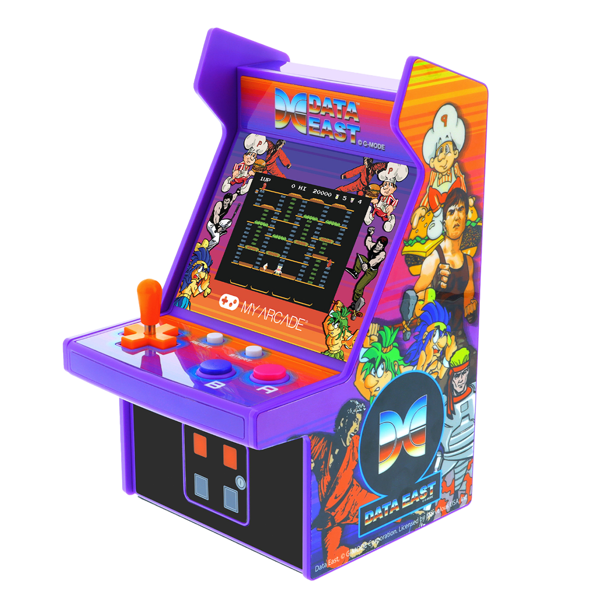 MY ARCADE 6.8'' Data East Hits Micro Player Purple