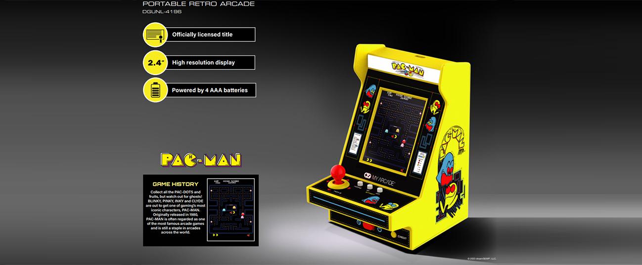 PAC-MAN Portable Nano Player Pro