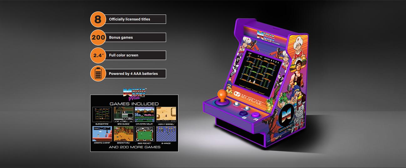 MY ARCADE 4.5'' Data East Hits Nano Player