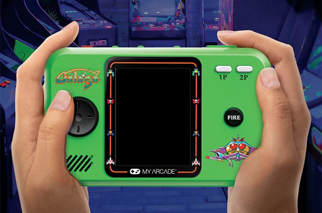 MY ARCADE GALAGA Pocket Player Pro Φορητή Κονσόλα Arcade Green & Black