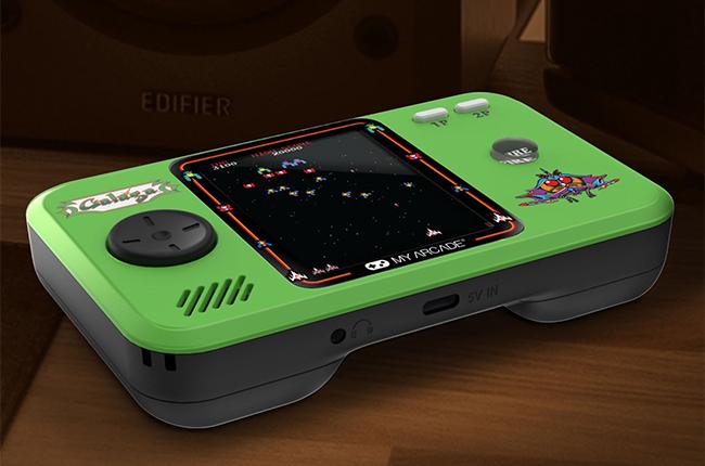 MY ARCADE GALAGA Pocket Player Pro Φορητή Κονσόλα Arcade Green & Black