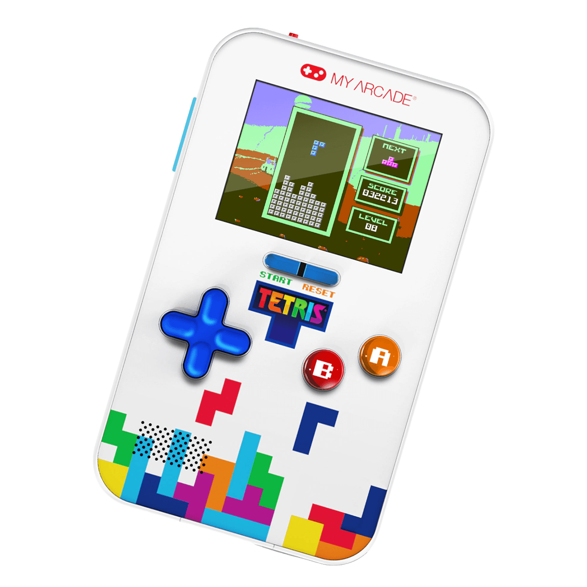 MY ARCADE TETRIS Portable Go Gamer Video Game System Φορητή Κονσόλα White & Blue