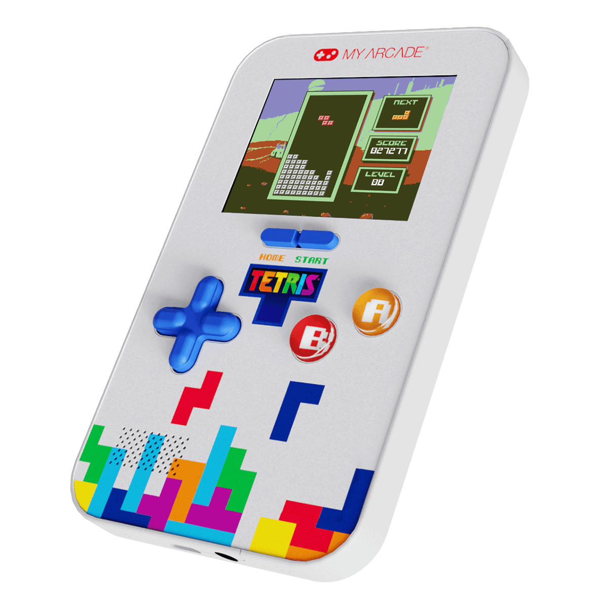 MY ARCADE TETRIS Portable Go Gamer Video Game System Φορητή Κονσόλα White & Blue - 4