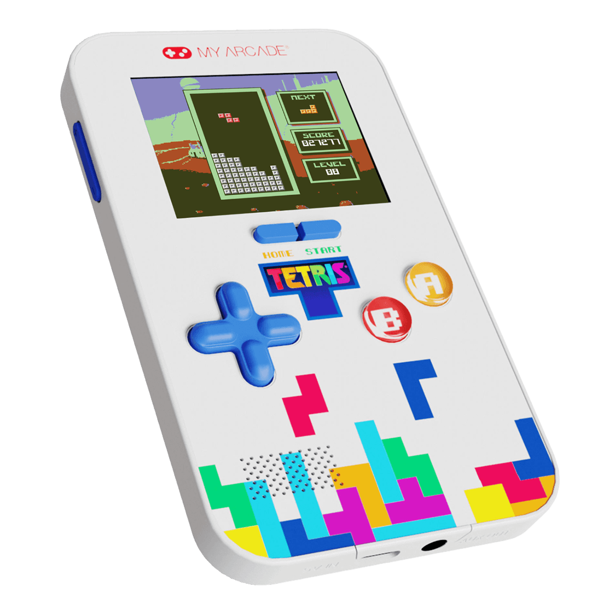 MY ARCADE TETRIS Portable Go Gamer Video Game System Φορητή Κονσόλα White & Blue - 5