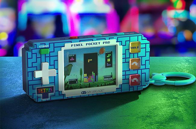 MY ARCADE TETRIS Portable Pixel Pocket Pro Gaming System 