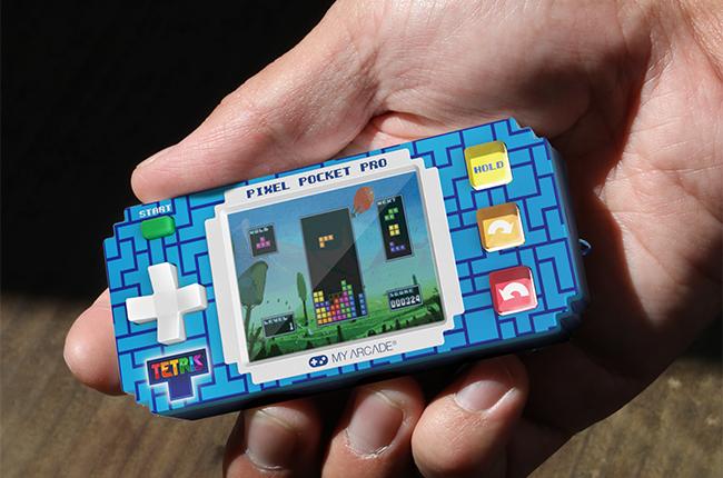 MY ARCADE TETRIS Portable Pixel Pocket Pro Gaming System 