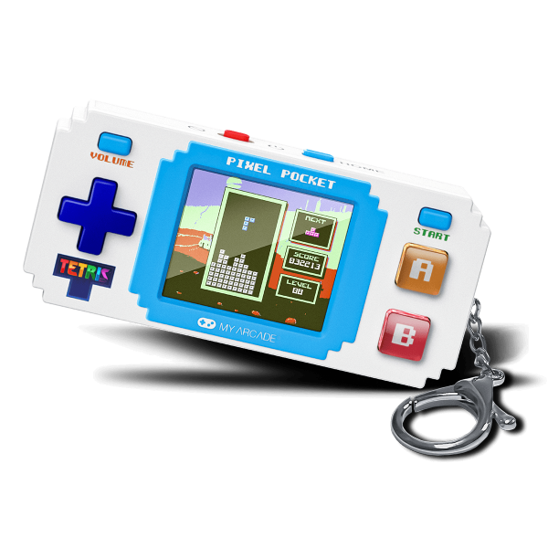MY ARCADE TETRIS Mini Portable Pixel Pocket Gaming System