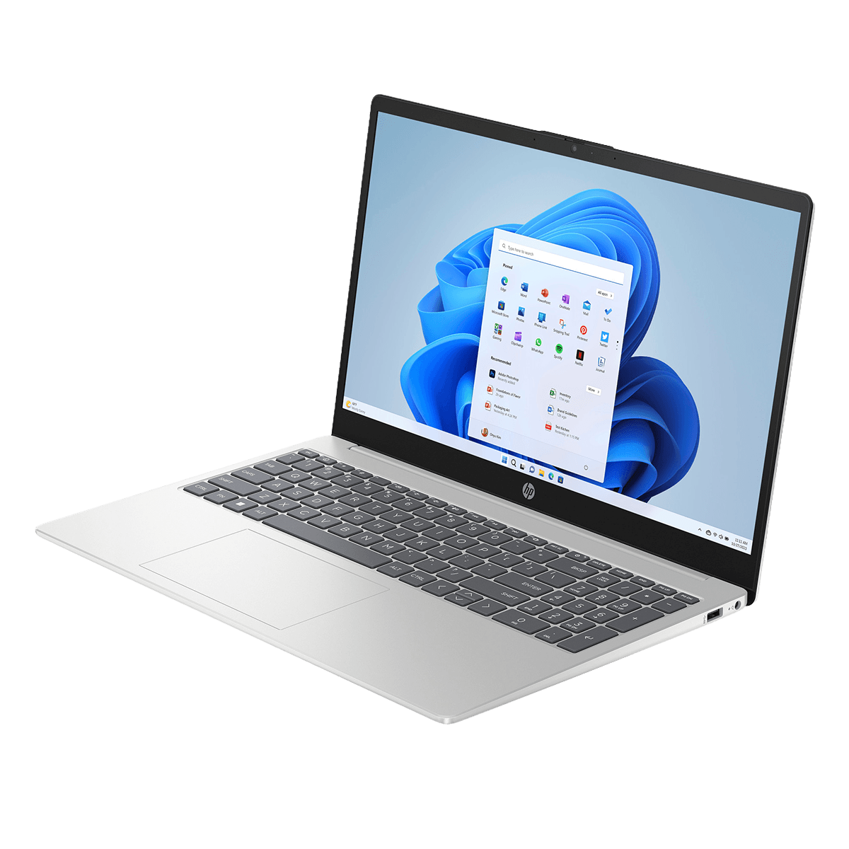 HP 15-fc1000nvx 15.6'' FHD/ AMD Ryzen 5 7520U/ 16GB/ 512GB SSD/ AMD Radeon Graphics/ Windows 11 Silver Laptop - 3