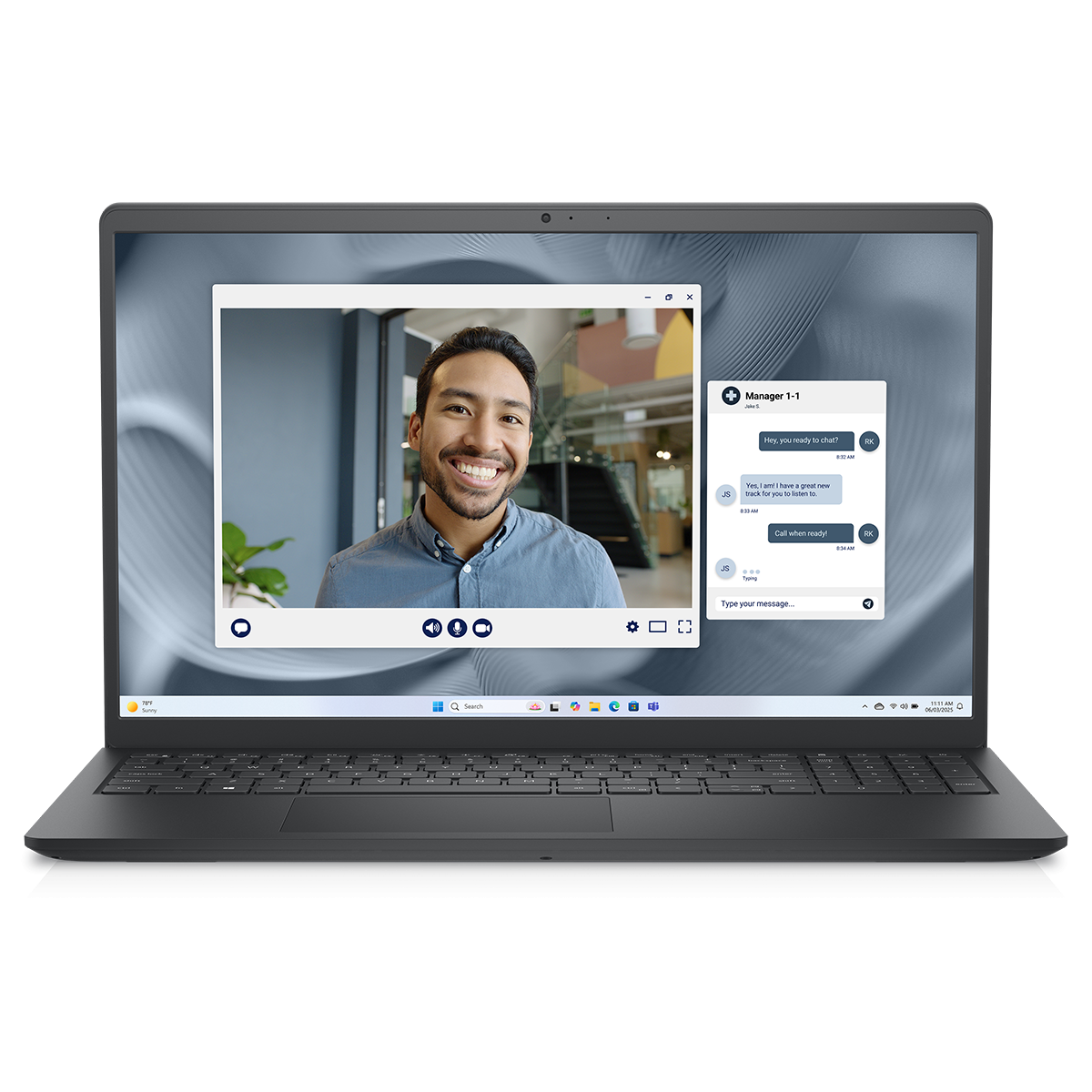 DELL Pro 15.6'' PV15250 Essential Laptop FHD/ Intel Core i5-1334U/ 16GB/ 512GB SSD/ Intel Graphics/ Windows 11 Pro Silver Laptop