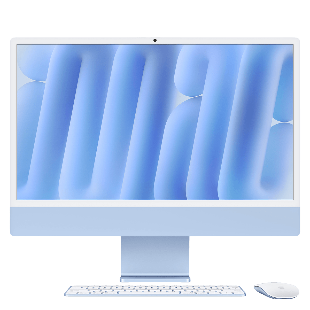 APPLE iMac 24" M4 Chip with 10-core CPU & 10-core GPU /16GB Ram /256GB /Blue All-in-One Desktop (MWV13GR/A)