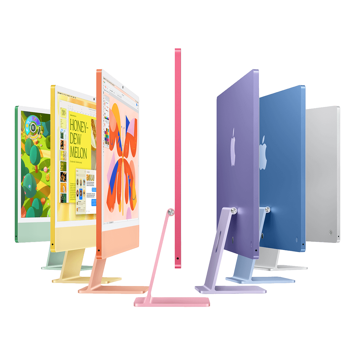 APPLE iMac 24" M4 Chip with 10-core CPU & 10-core GPU /16GB Ram /256GB /Blue All-in-One Desktop (MWV13GR/A) - 2