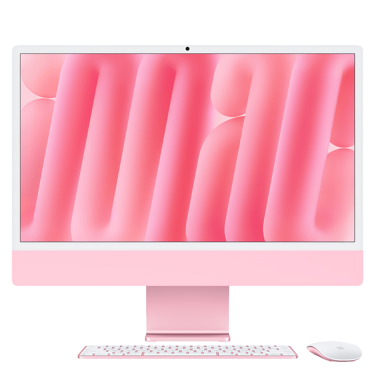 APPLE iMac 24" M4 Chip with 10-core CPU & 10-core GPU /16GB Ram /256GB /Pink All-in-One Desktop (MWV43GR/A)