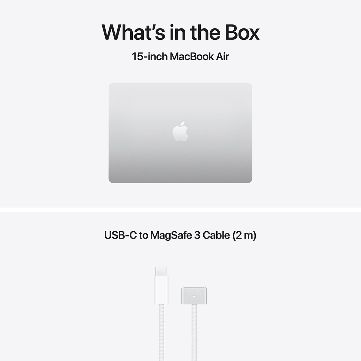 APPLE MacBook Air 15'' M5 Chip with 10-core CPU & 10-core GPU /24GB Ram /1TB /Laptop Silver (MDVC4GR/A) - 5