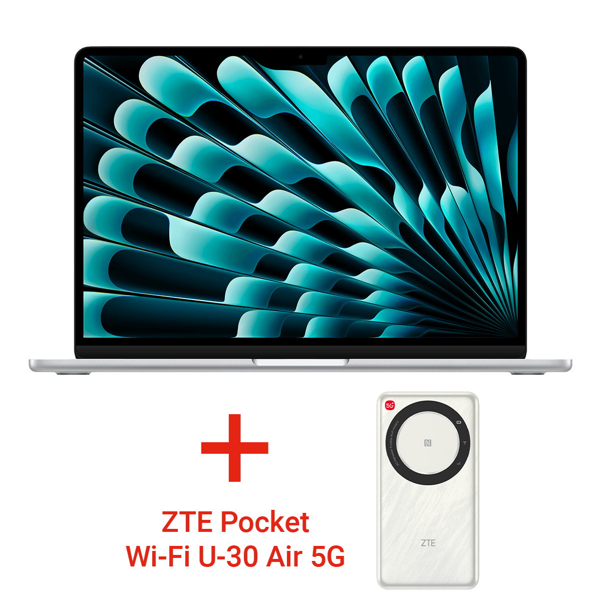 APPLE MacBook Air 13'' M5 Chip with 10-core CPU & 8-core GPU /16GB Ram /512GB /Laptop Silver (MDH74GR/A) BUNDLE