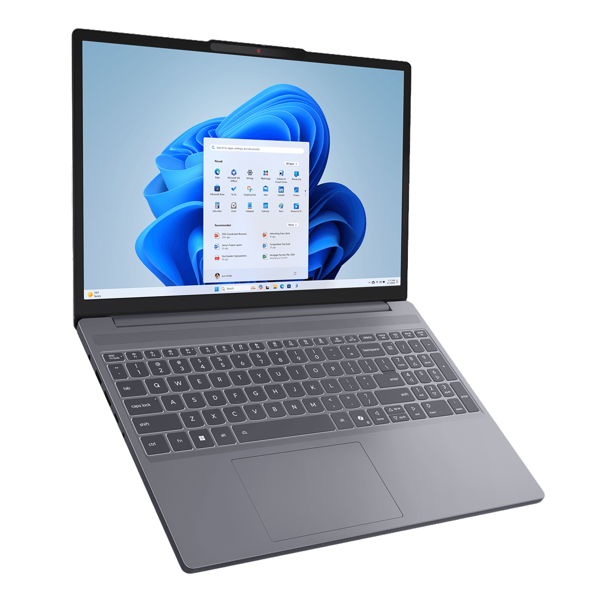 LENOVO IdeaPad Slim 3 15.3'' FHD/ AMD Ryzen 7 155/ 8GB/ 512GB SSD/ Windows 11 Home Laptop Luna Grey - 2