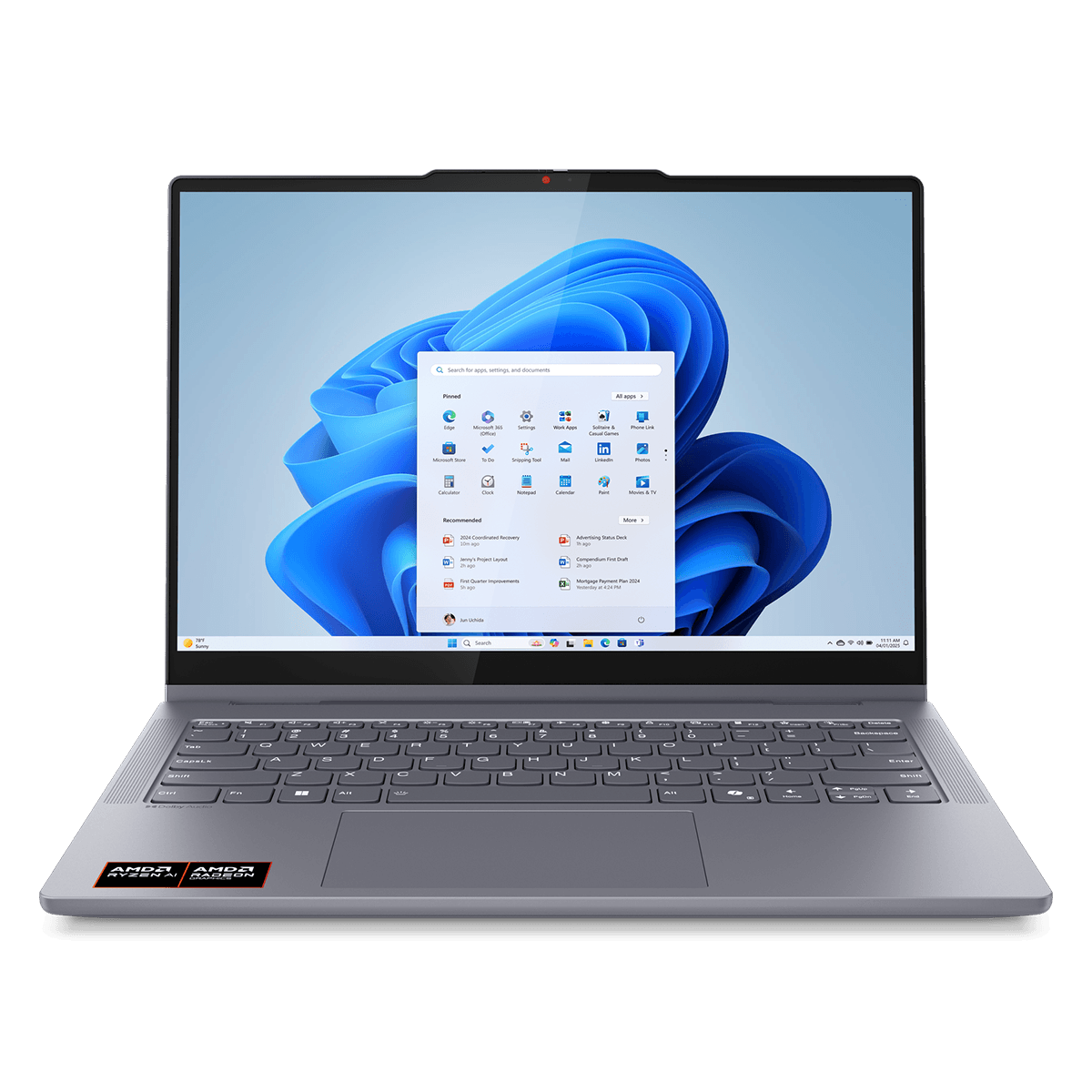 LENOVO IdeaPad 5 2-σε-1 14'' IPS/ AMD Ryzen AI 5 330/ 8GB/ 512GB SSD/ Windows 11 Home S Laptop Silver - 2