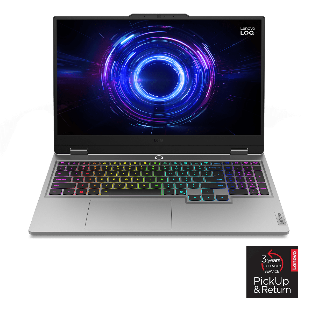 LENOVO LOQ 15IRX10 15.6'' FHD IPS/ Intel Core i7-14650HX/ 16GB/ 512GB SSD/ Windows 11 Home with RTX 5050 Laptop Silver