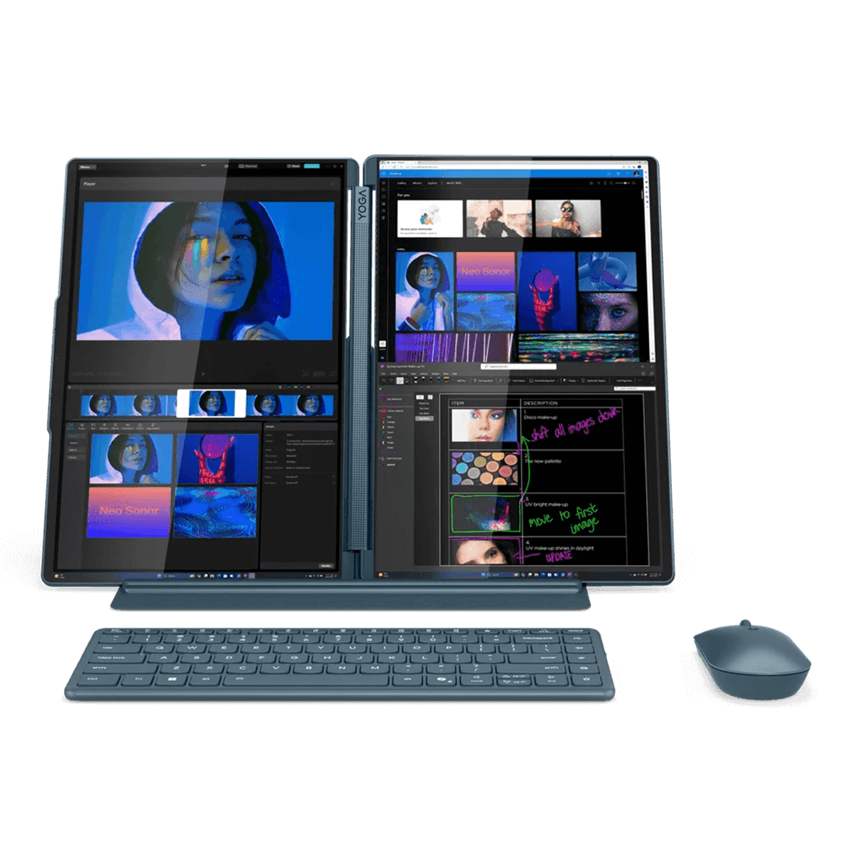LENOVO Yoga Book 9i OLED 14'' Intel Core Ultra 7 255H/ 32GB/ 1TB/ Windows 11 Home Laptop Blue - 2