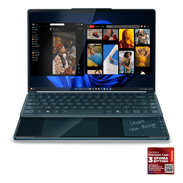 LENOVO Yoga Book 9i OLED 14'' Intel Core Ultra 7 255H/ 32GB/ 1TB/ Windows 11 Home Laptop