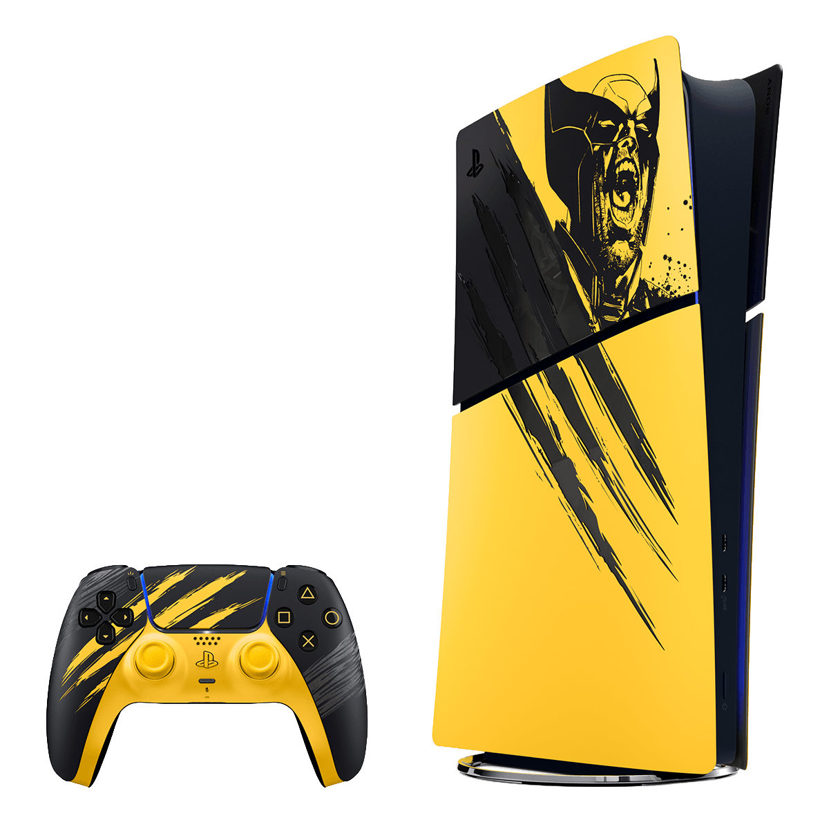 PlayStation 5 Slim Digital Edition 825GB + Marvel's Wolverine Battle Yellow Limited Edition - 5