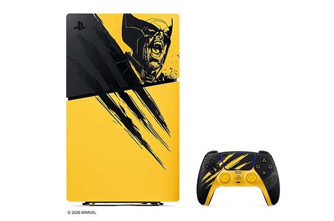 PlayStation 5 Slim Digital Edition 825GB + Marvel's Wolverine Battle Yellow Limited Edition
