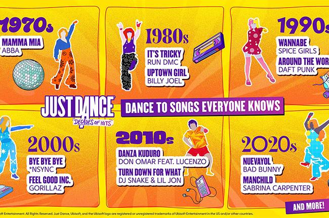 Just Dance Decades Of Hits - Nintendo Switch